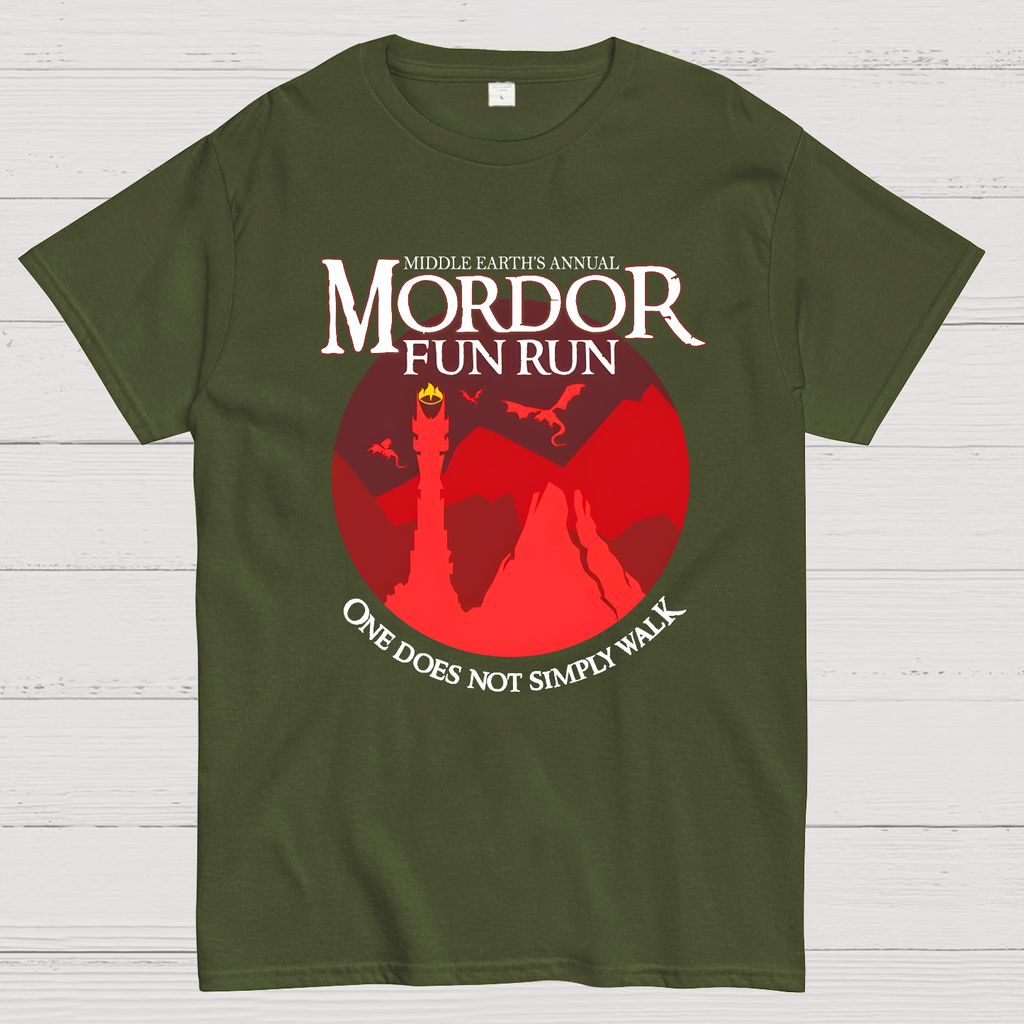 Middle Earth’S Mordor Fun Run One Does Not Simply Walk  T-Shirt
