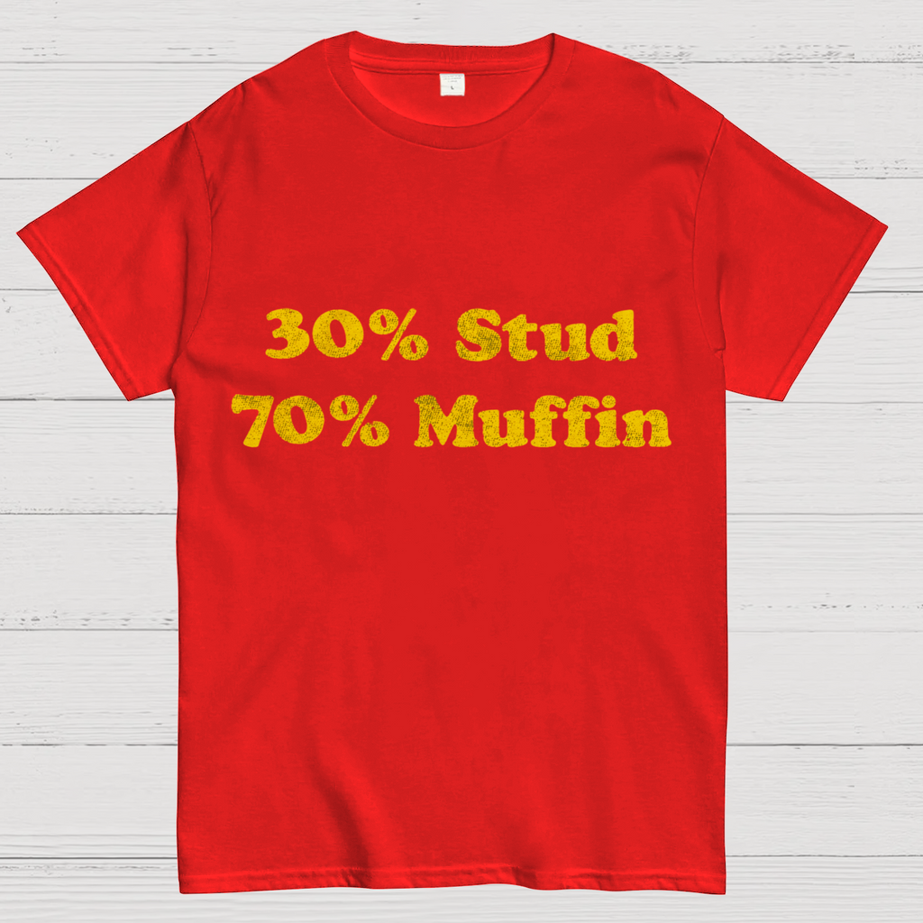 30% Stud 70%Muffin Funny T-Shirt