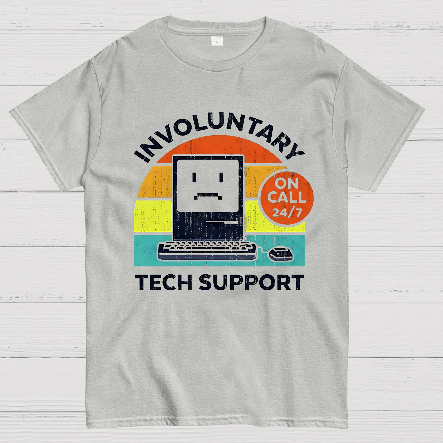 Involuntary Tech Support On Call All The Time  T-Shirt
