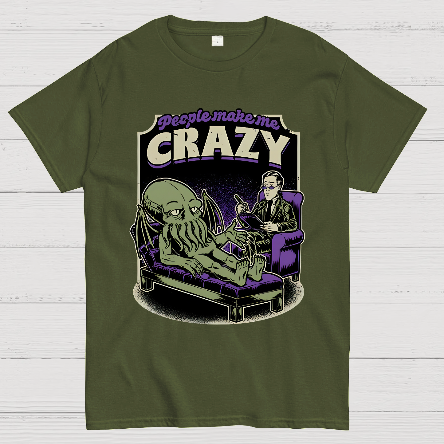 Lovecraft Cthulhu Therapy  T-Shirt