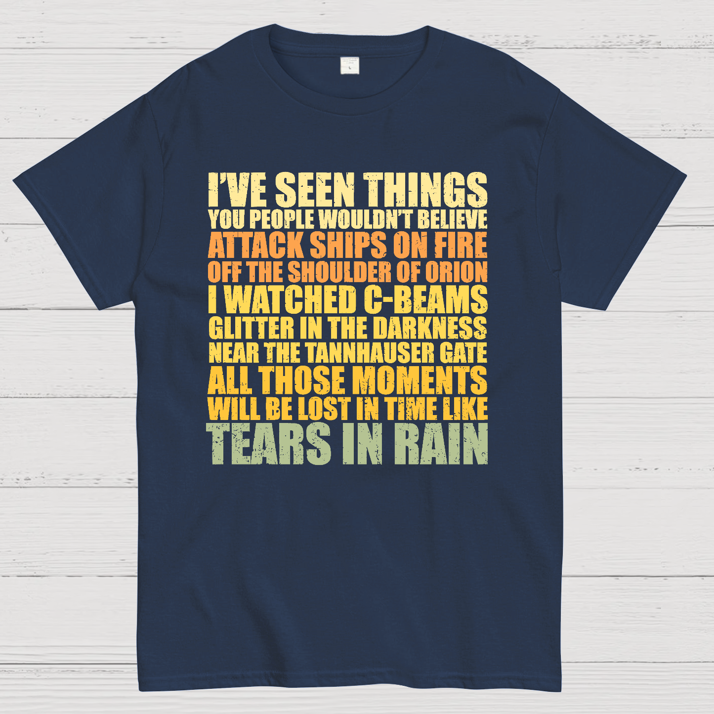 Tears In Rain  T-Shirt