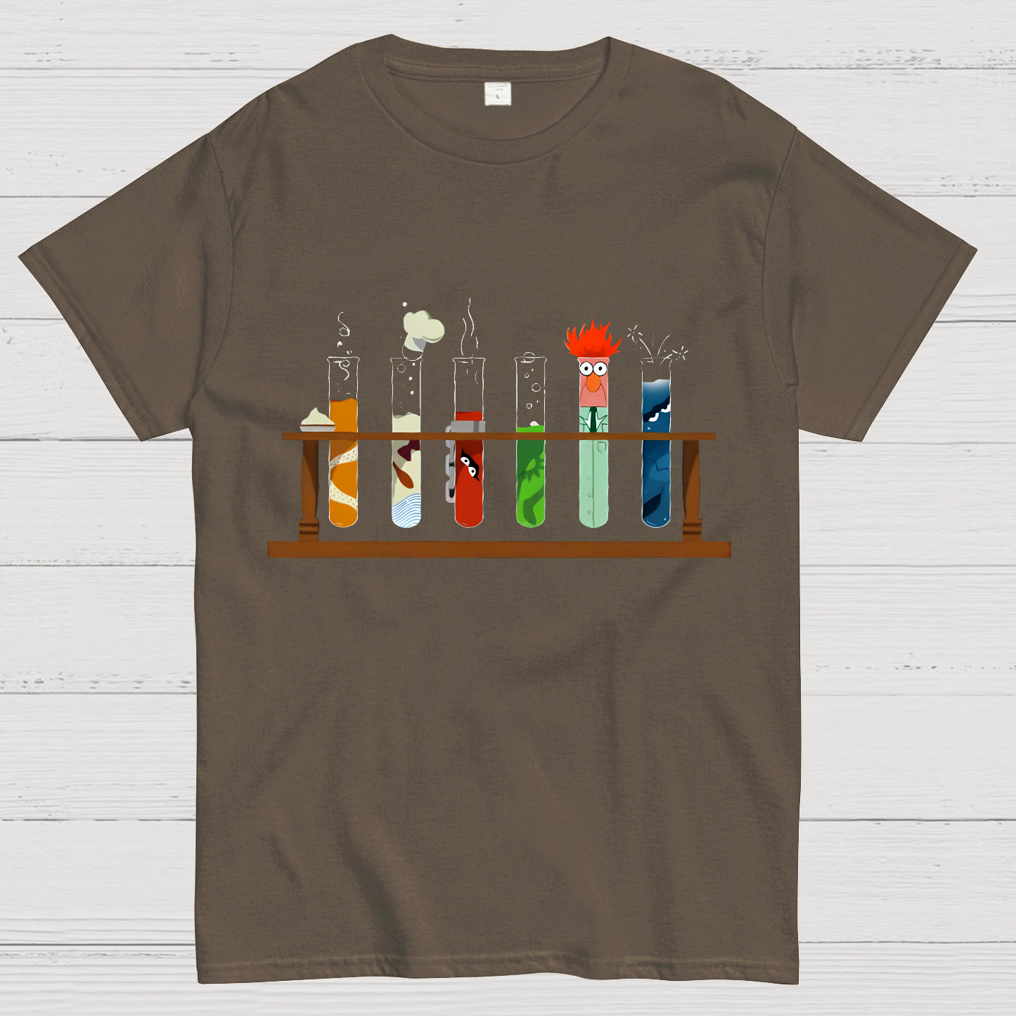 Muppet Science Bunsen And Beaker Teacher y T-Shirt