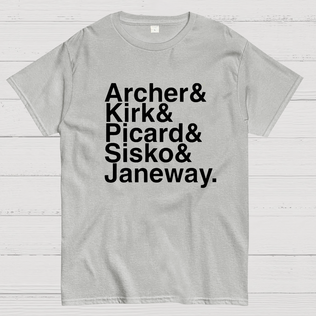 Star Trek Captains T-Shirt