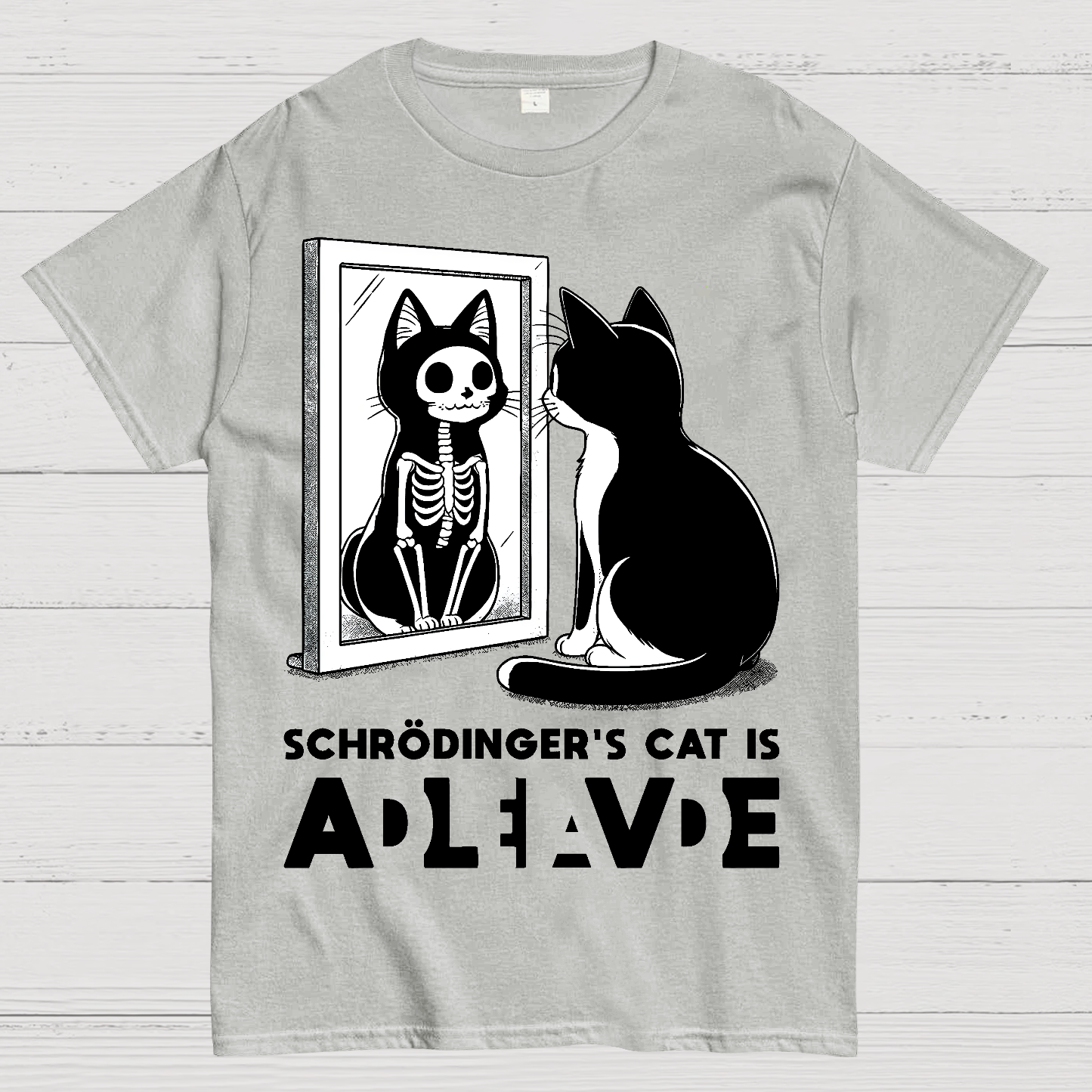 Schrödinger's Cat Alive Dead  T-Shirt