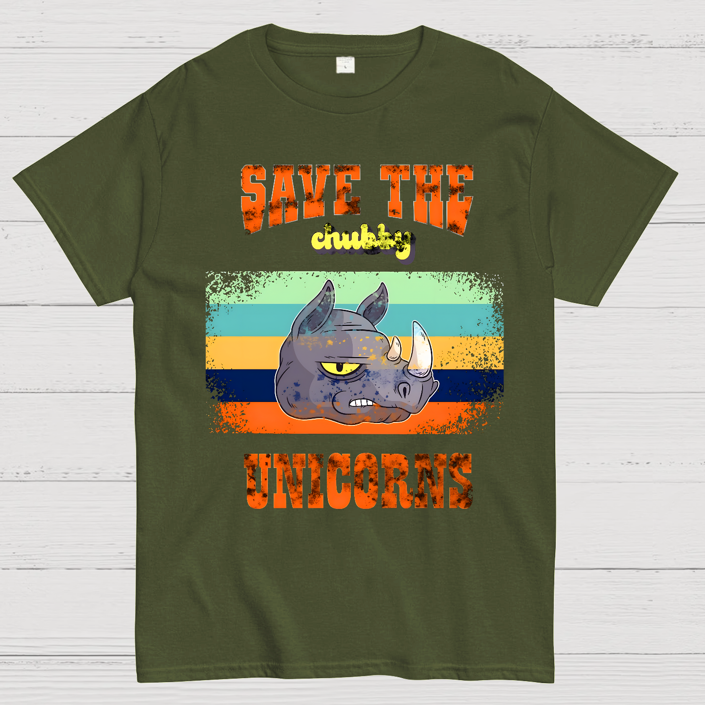 Save the Chubby Unicorns  T-Shirt