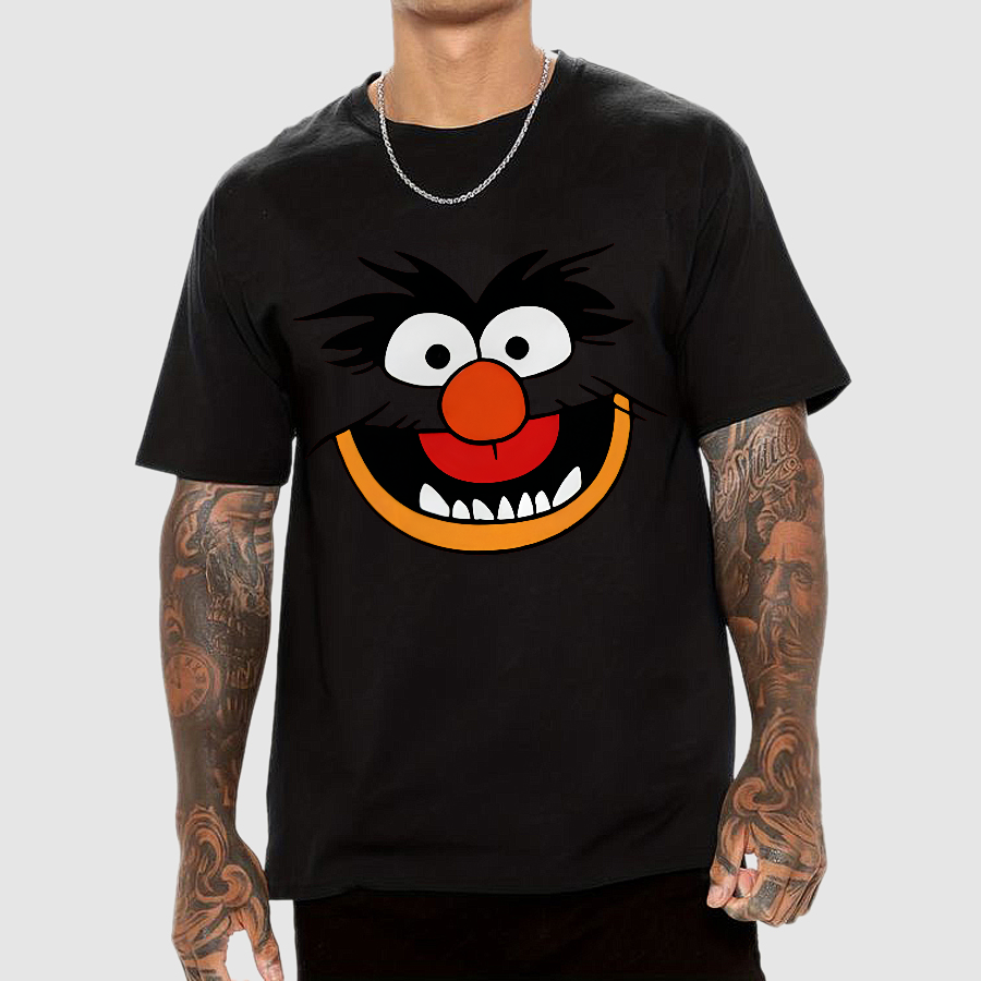 Retro Pop Culture Muppets Face  T-Shirt