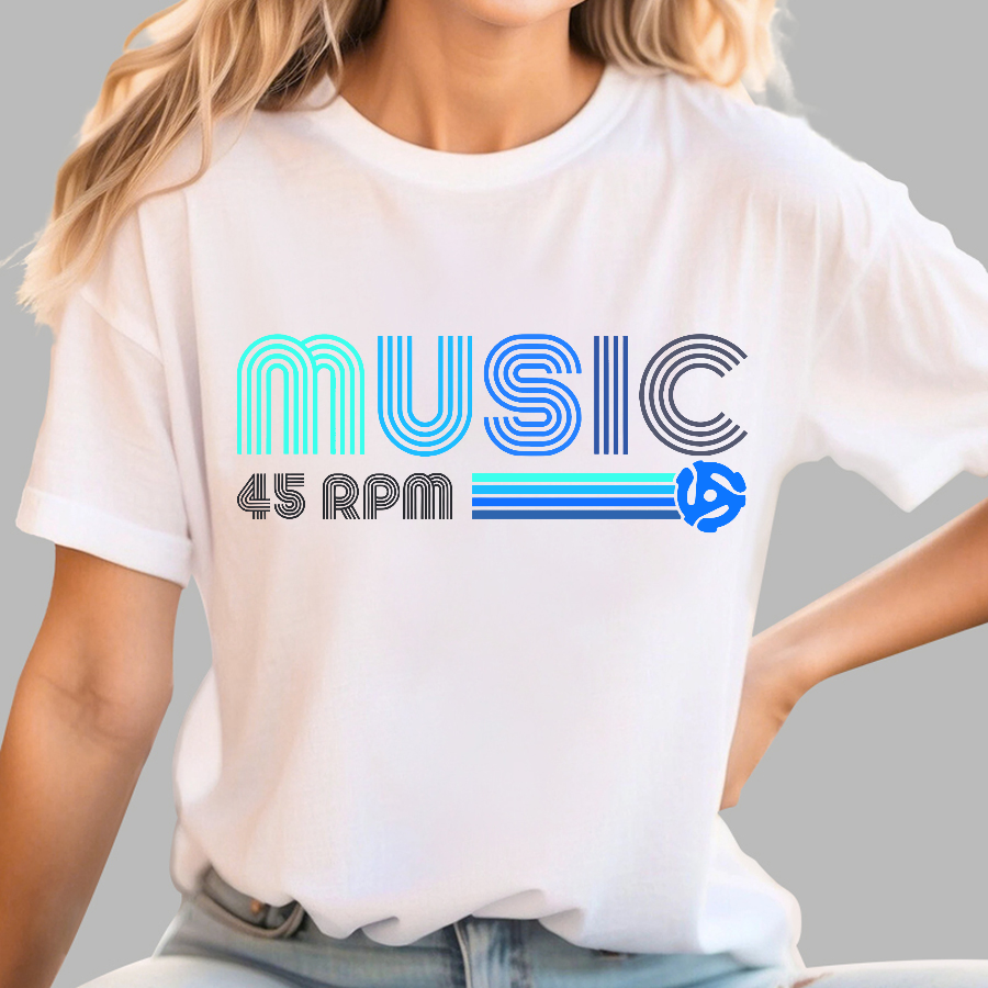 45 RPM Music  T-Shirt
