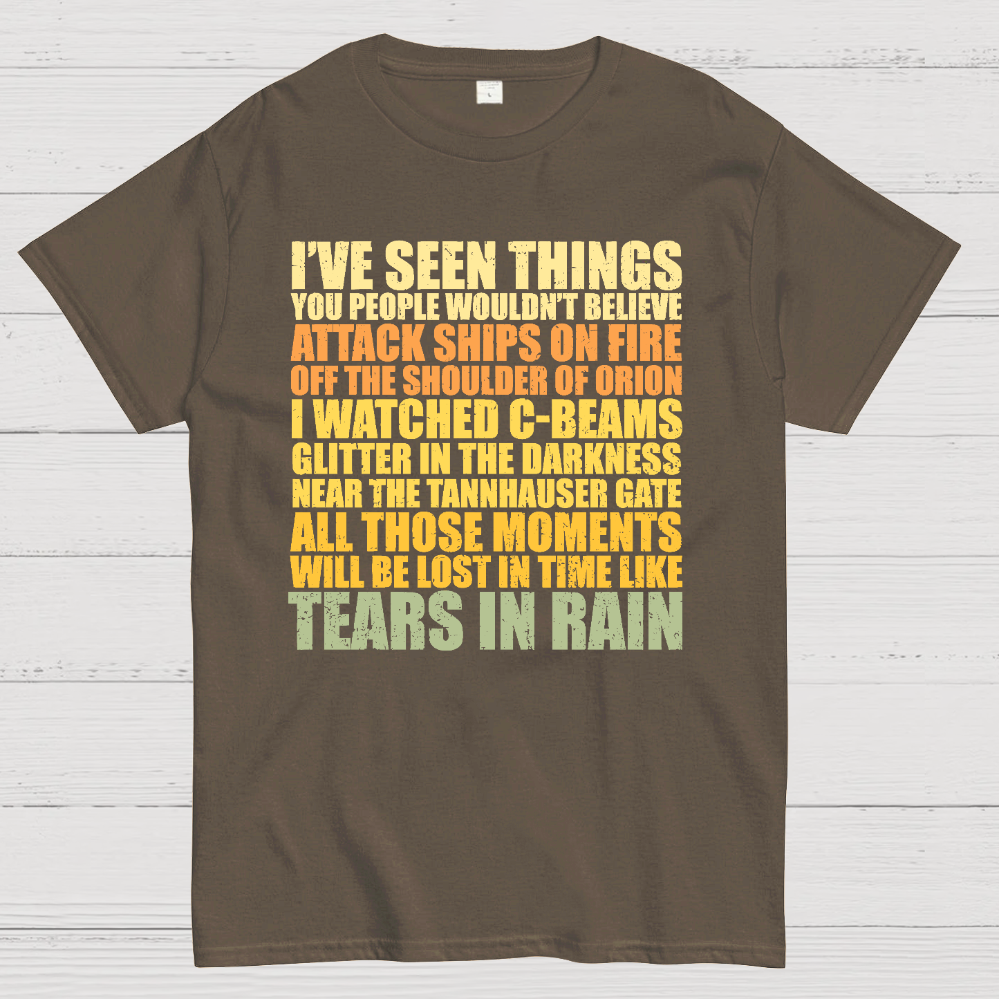 Tears In Rain  T-Shirt