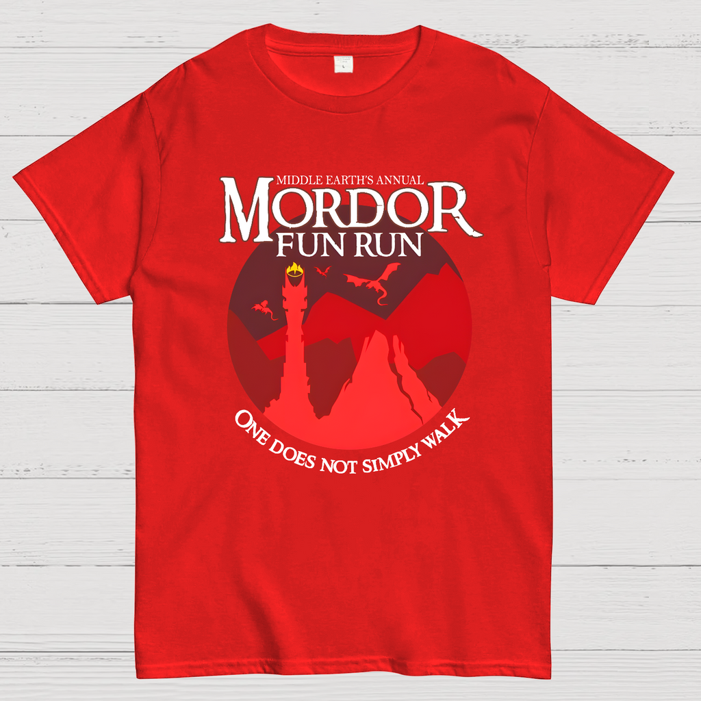 Middle Earth’S Mordor Fun Run One Does Not Simply Walk  T-Shirt