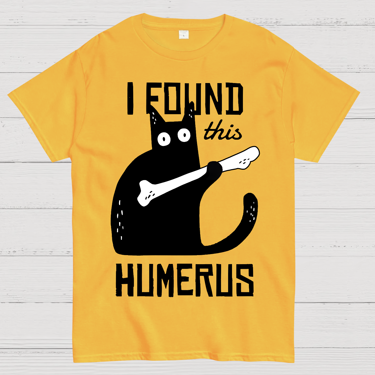 Cat With A Bone  T-Shirt