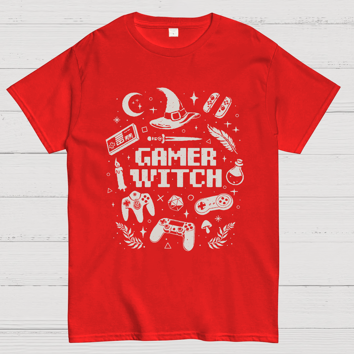 Gamer Witch y T-Shirt