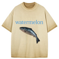 bbb Watermelon Fish Gradient Washed T-Shirt