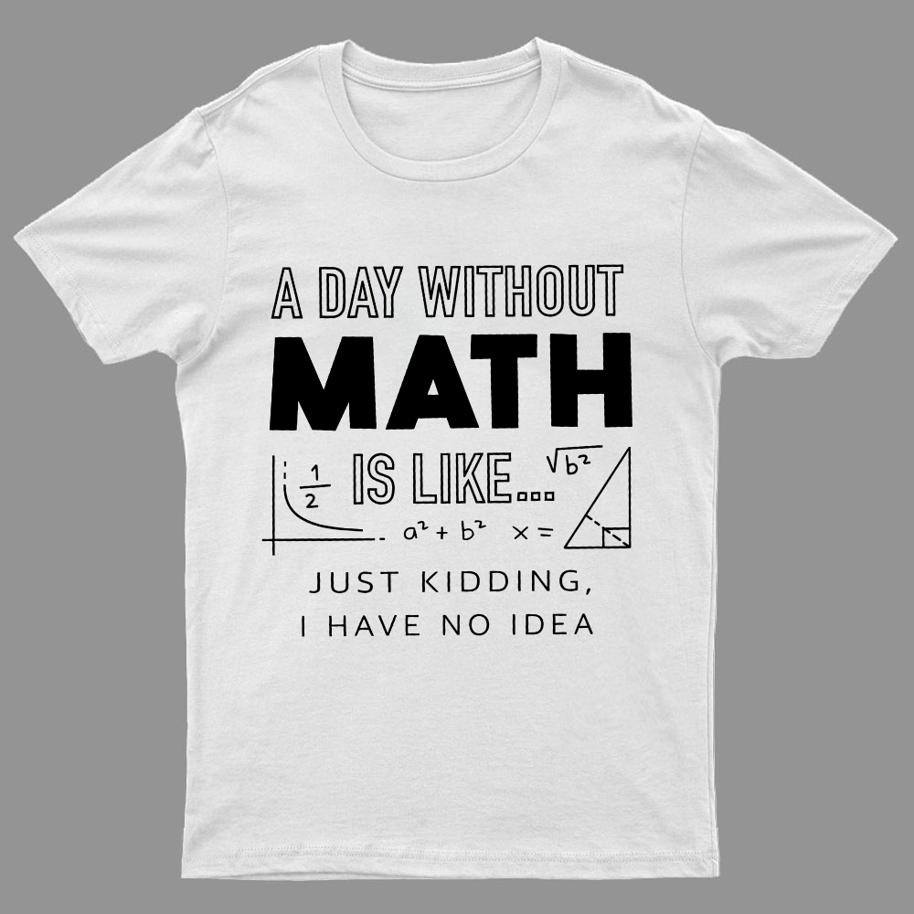 A Day Without Math Is Like y T-Shirt