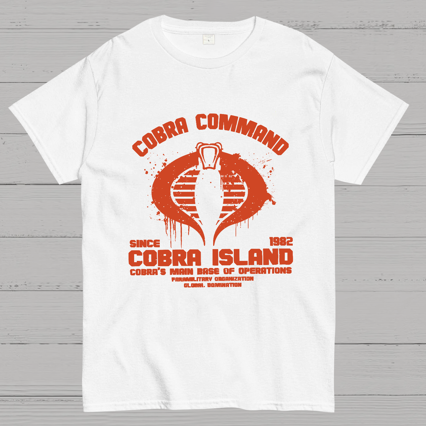 Cobra Command Cobra Island Nerd T-Shirt