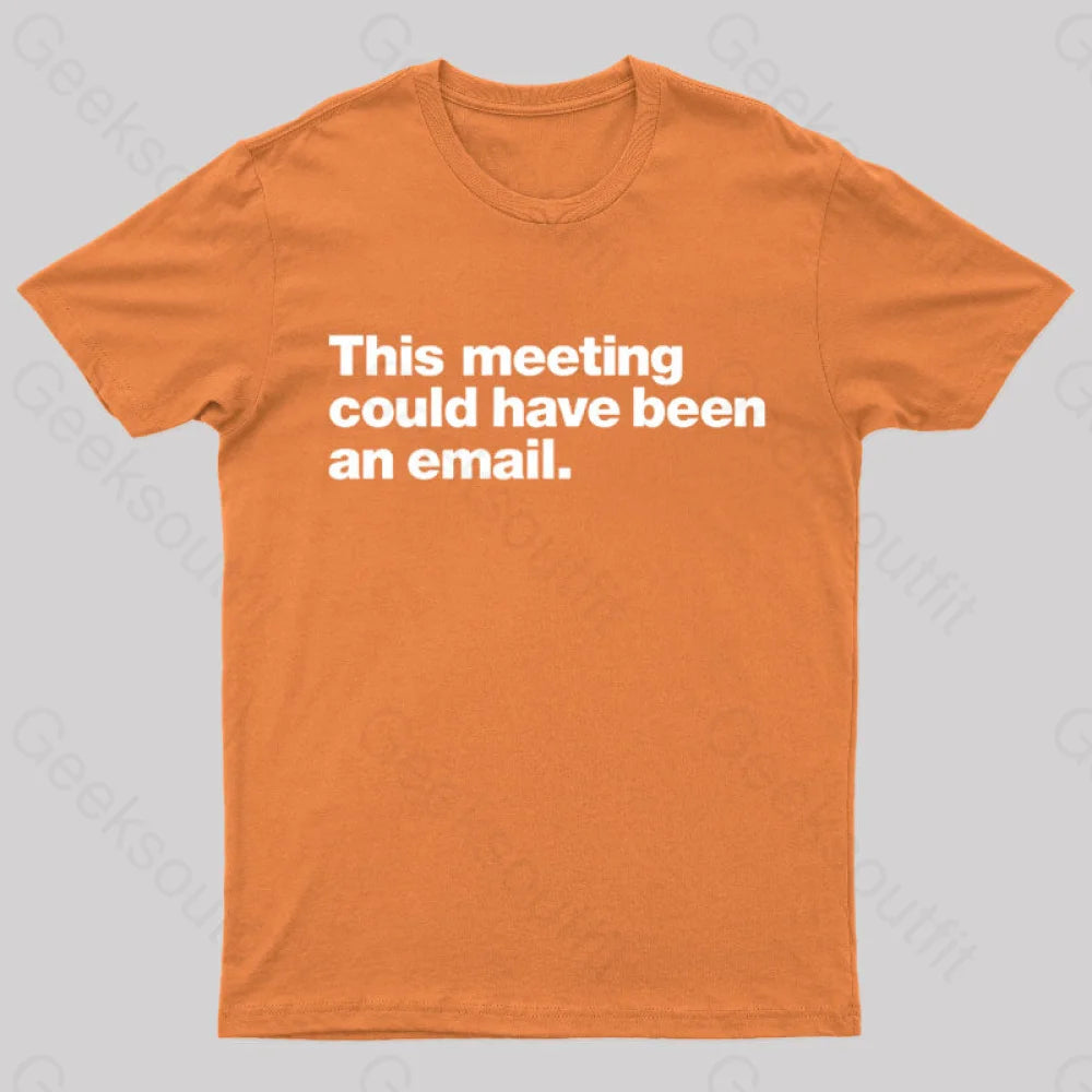 This Meeting Could Have Been An Email  T-Shirt