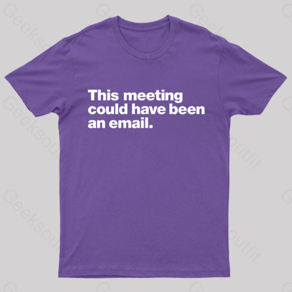 This Meeting Could Have Been An Email  T-Shirt