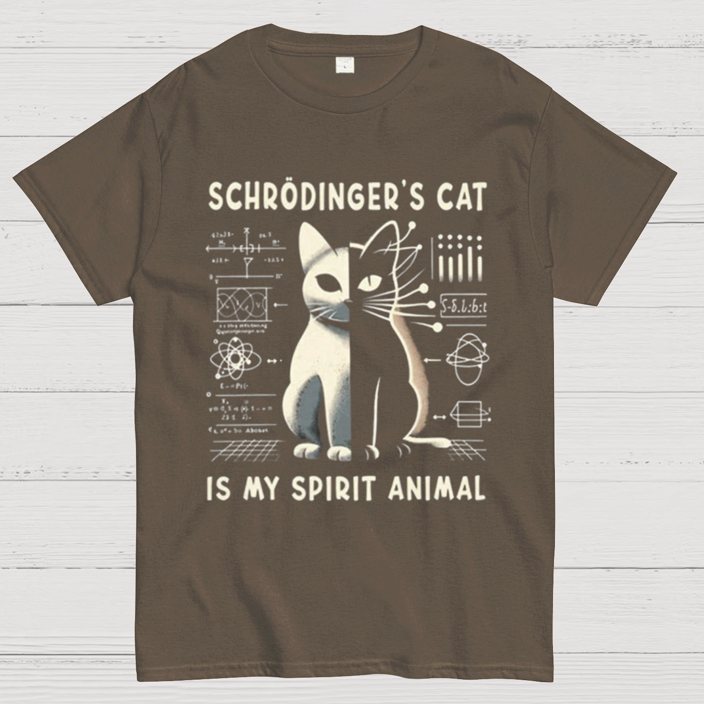Schrodinger's Сat Science T-Shirts