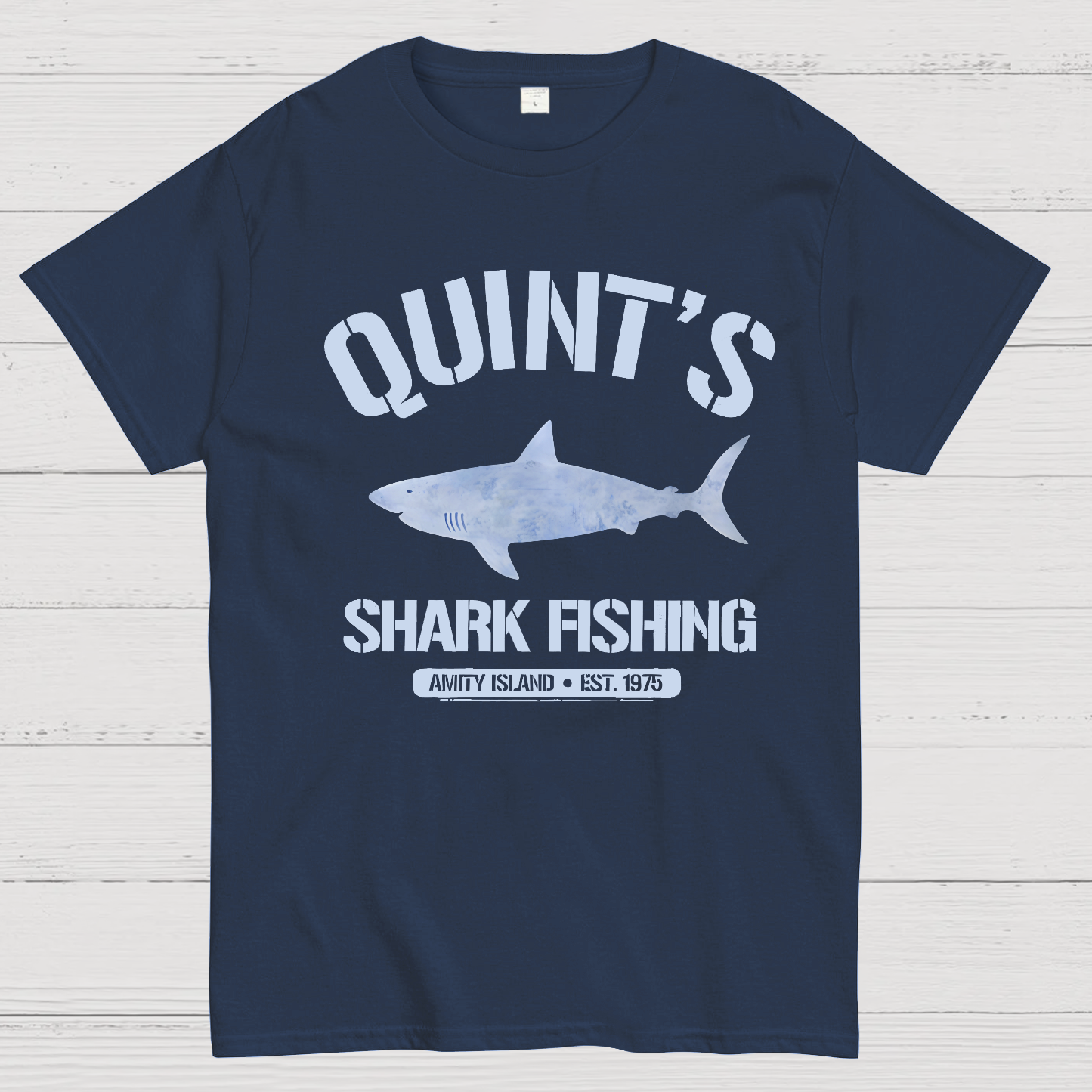 Quint's Shark Fishing Jaws Retro y T-Shirt
