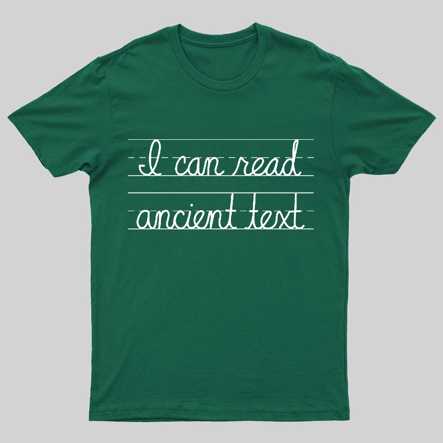 Ancient Text y T-Shirt