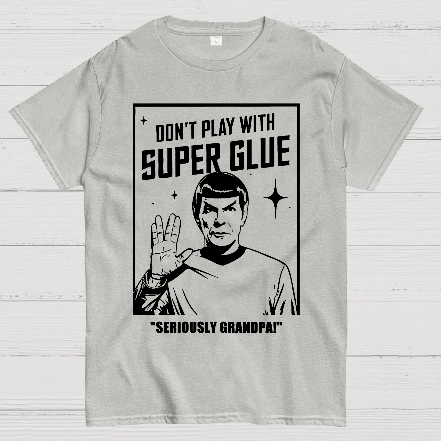 Don't Play With Superglue Grandpa  T-Shirt
