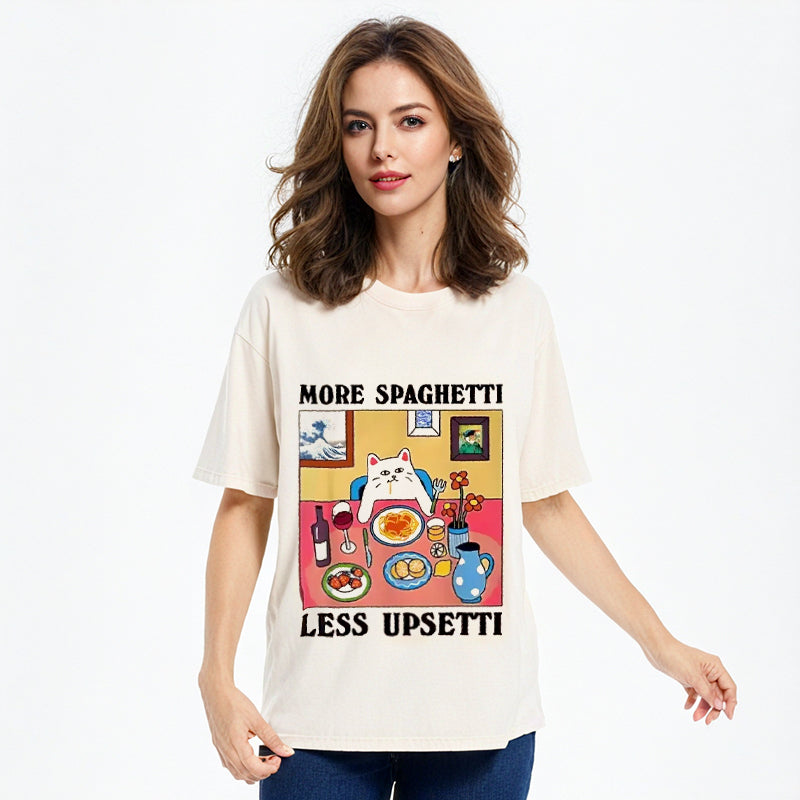 bbb More Spaghetti Less Upsetti Washed T-Shirt