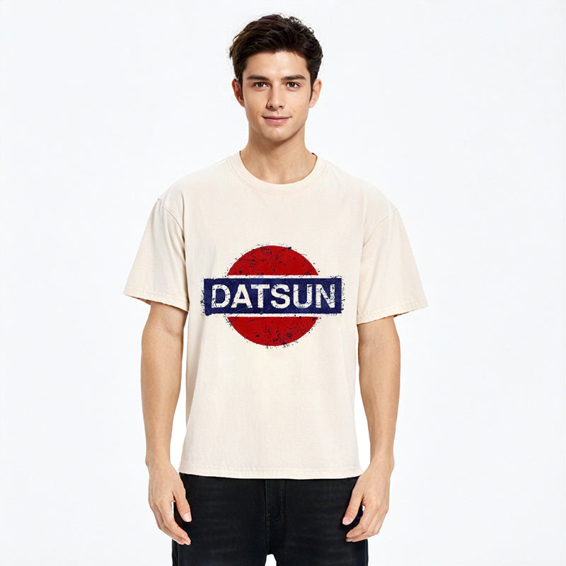 bbb Datsun Vintage Car Washed T-Shirt