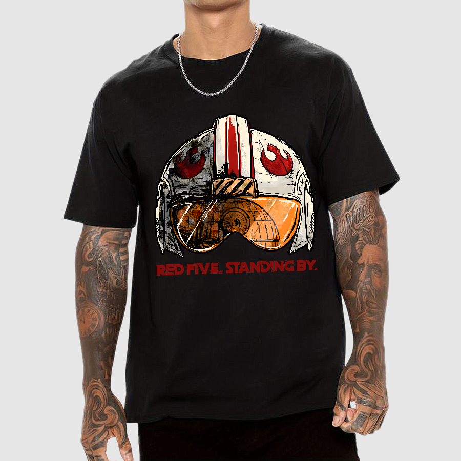 Red Five Standing By  T-Shirt