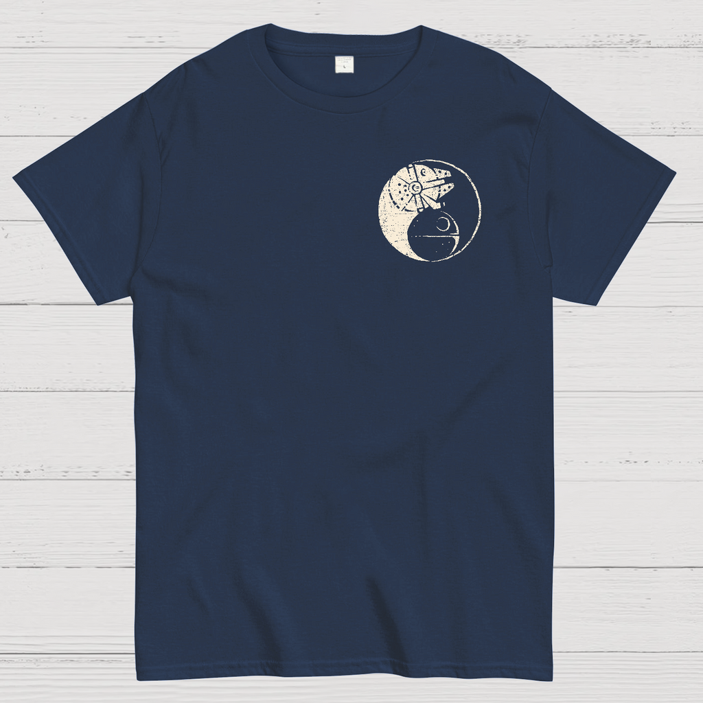 Balancing The Force Front And Back Printing  T-Shirt