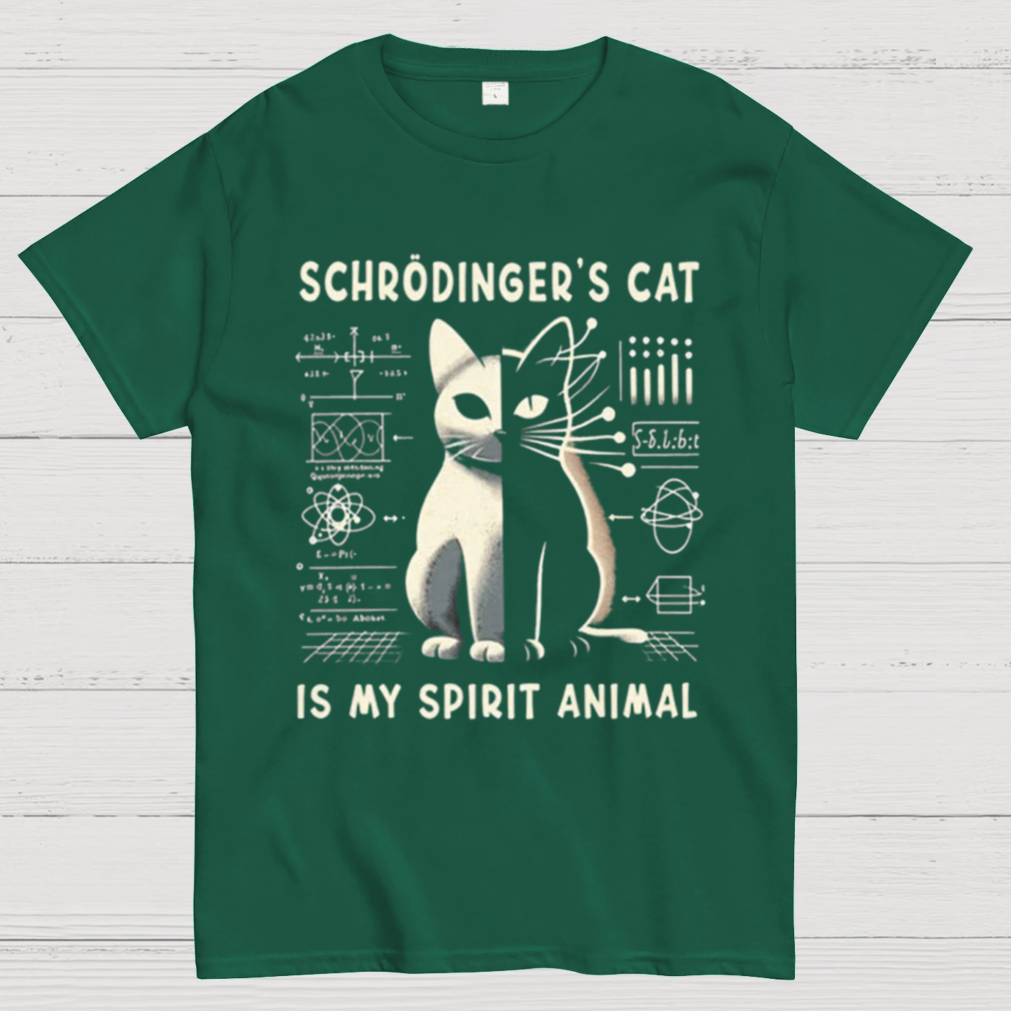 Schrodinger's Сat Science T-Shirts