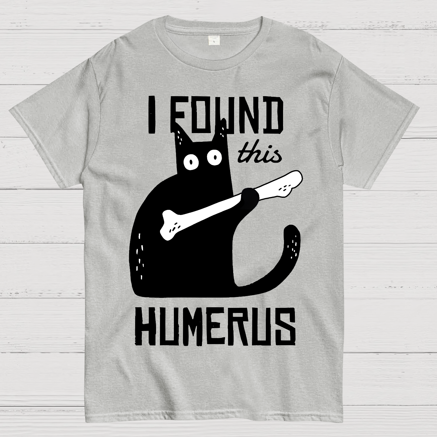Cat With A Bone  T-Shirt