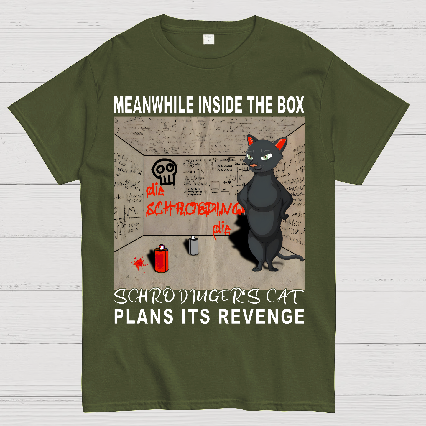 Inside The Box：Schrödingers Cat Plans Its Revenge  T-Shirt