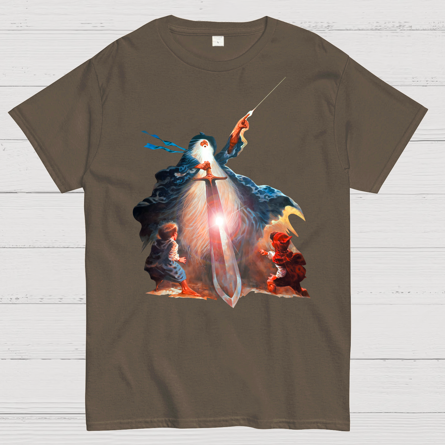 Retro Vintage Fantasy The Lord Of The Rings Unisex  T-Shirt