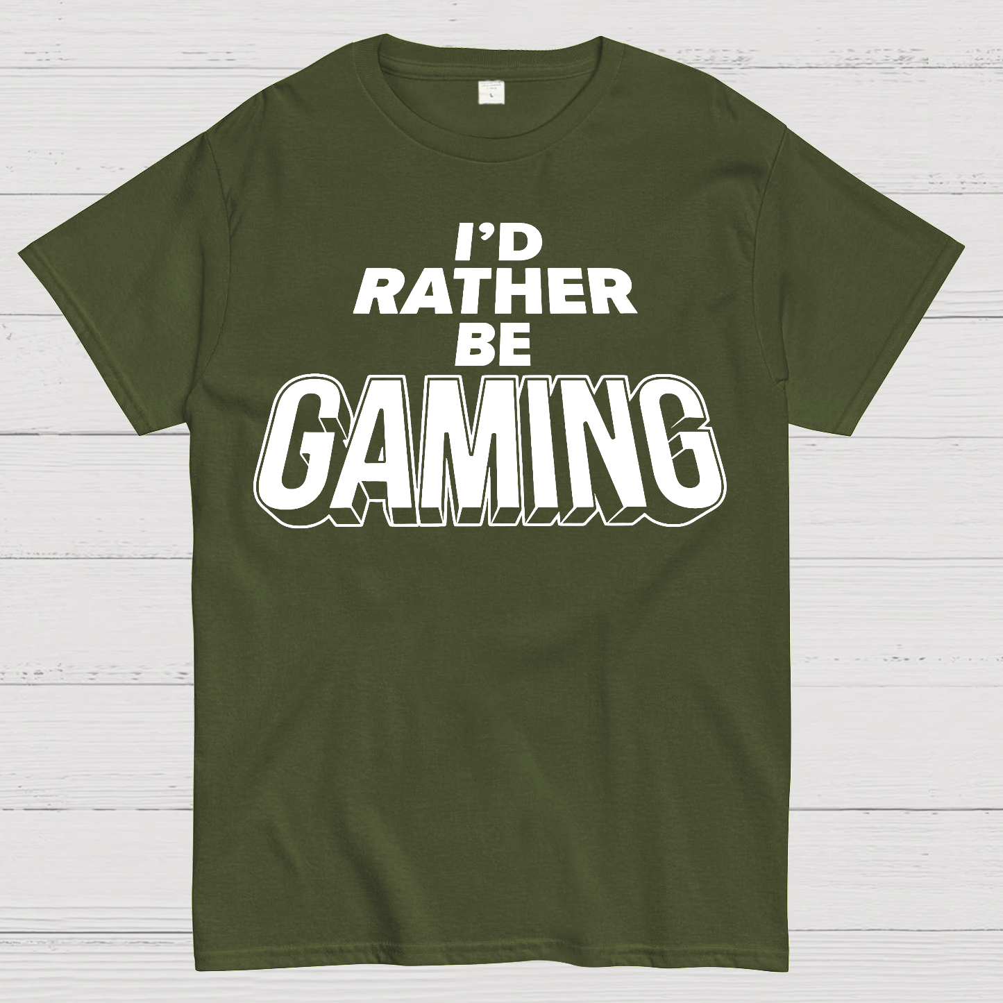 I'd Rather Be Gaming  T-Shirt
