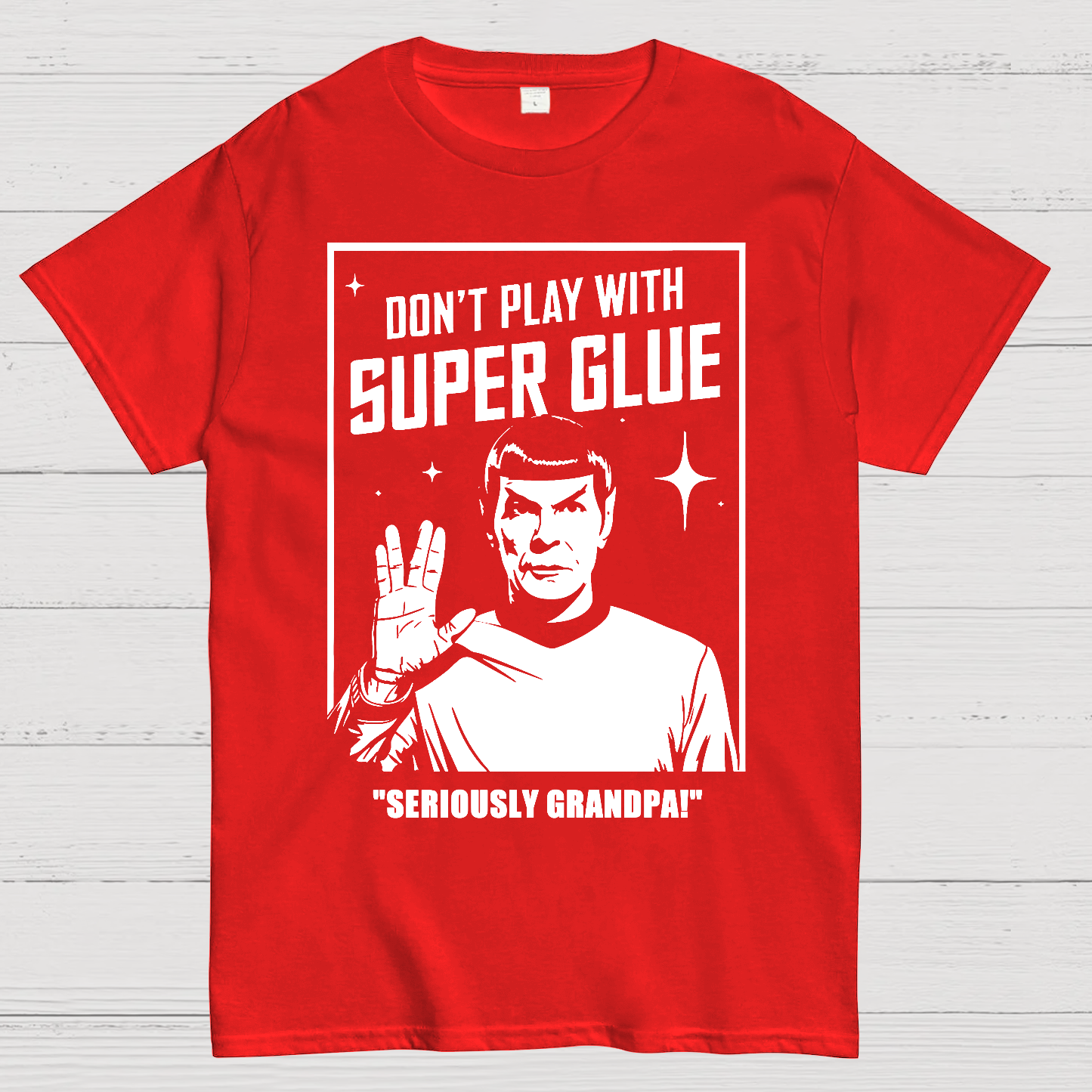 Don't Play With Superglue Grandpa  T-Shirt