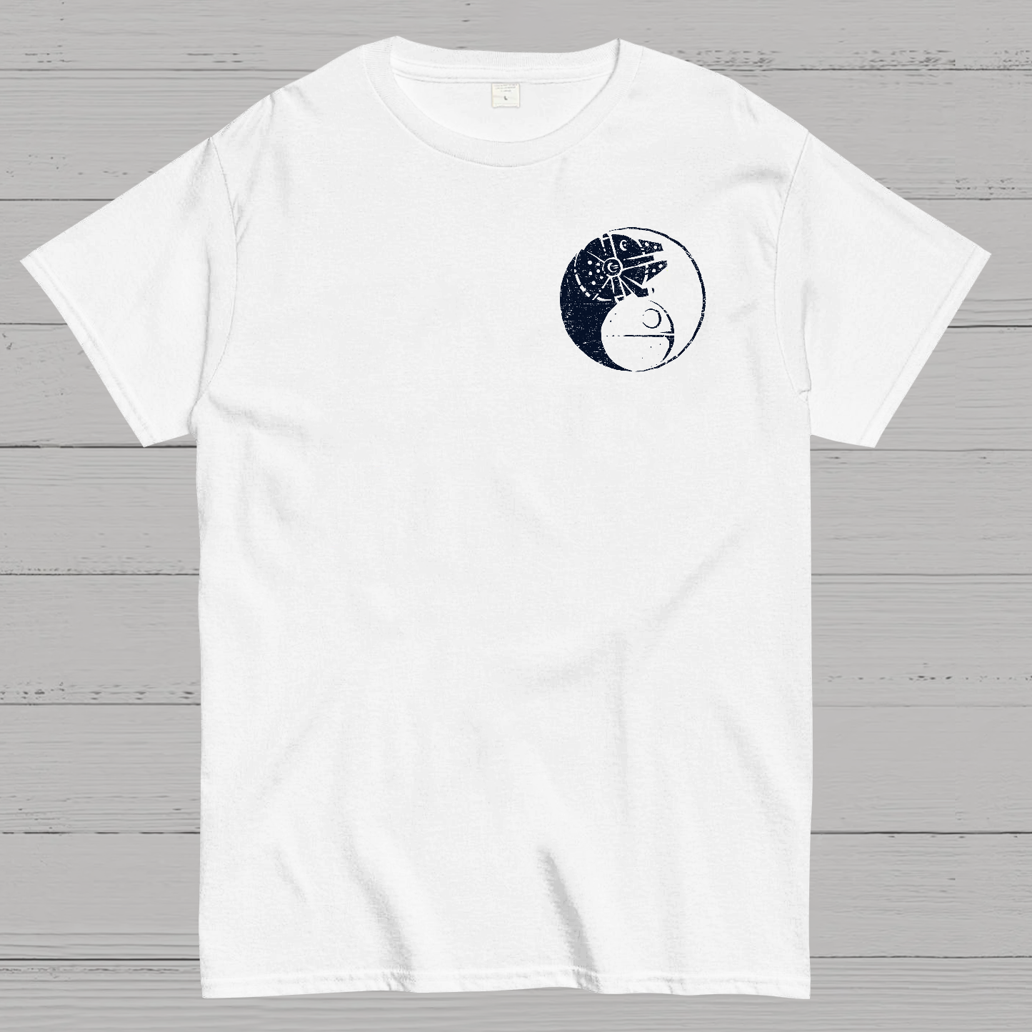 Balancing The Force Front And Back Printing  T-Shirt