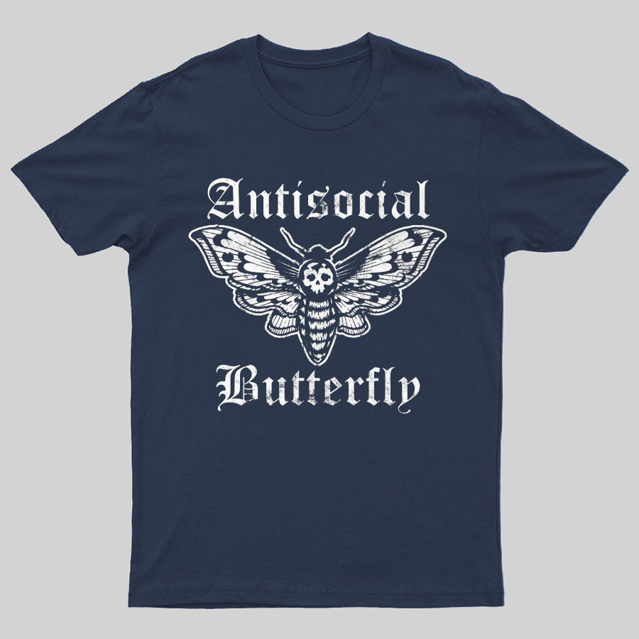 Funny Antisocial Butterfly y T-Shirt
