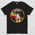 NASA Retro Flight Logo y T-Shirt