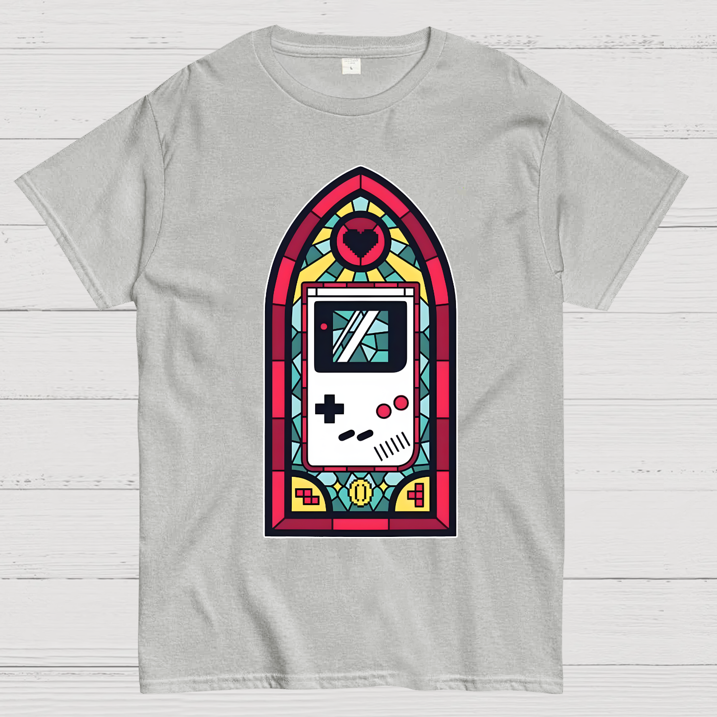 8bit Stained Glass  T-Shirt