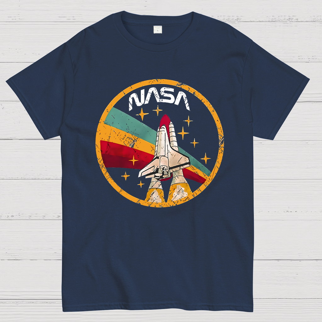 NASA Retro Flight Logo y T-Shirt