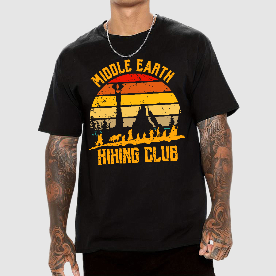 Middle Earth Hiking Club  T-Shirt