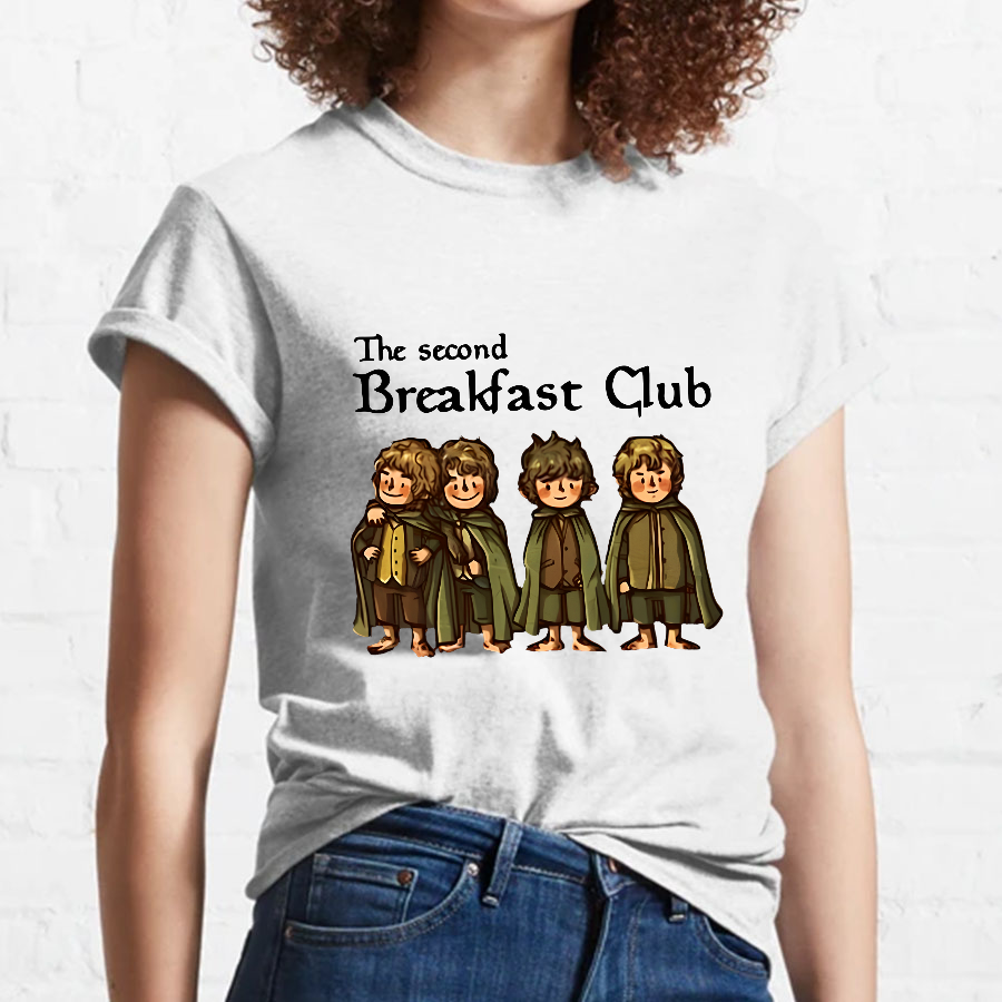 The Lord Of The Ring The Second Breakfast Club Nerdy T-Shirt