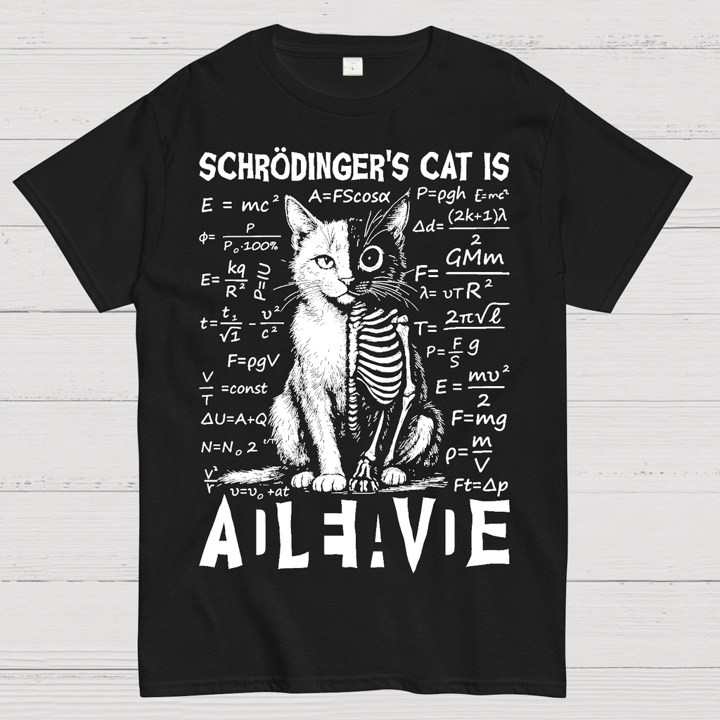 Schrödinger's Cat Dead And Alive  T-Shirt