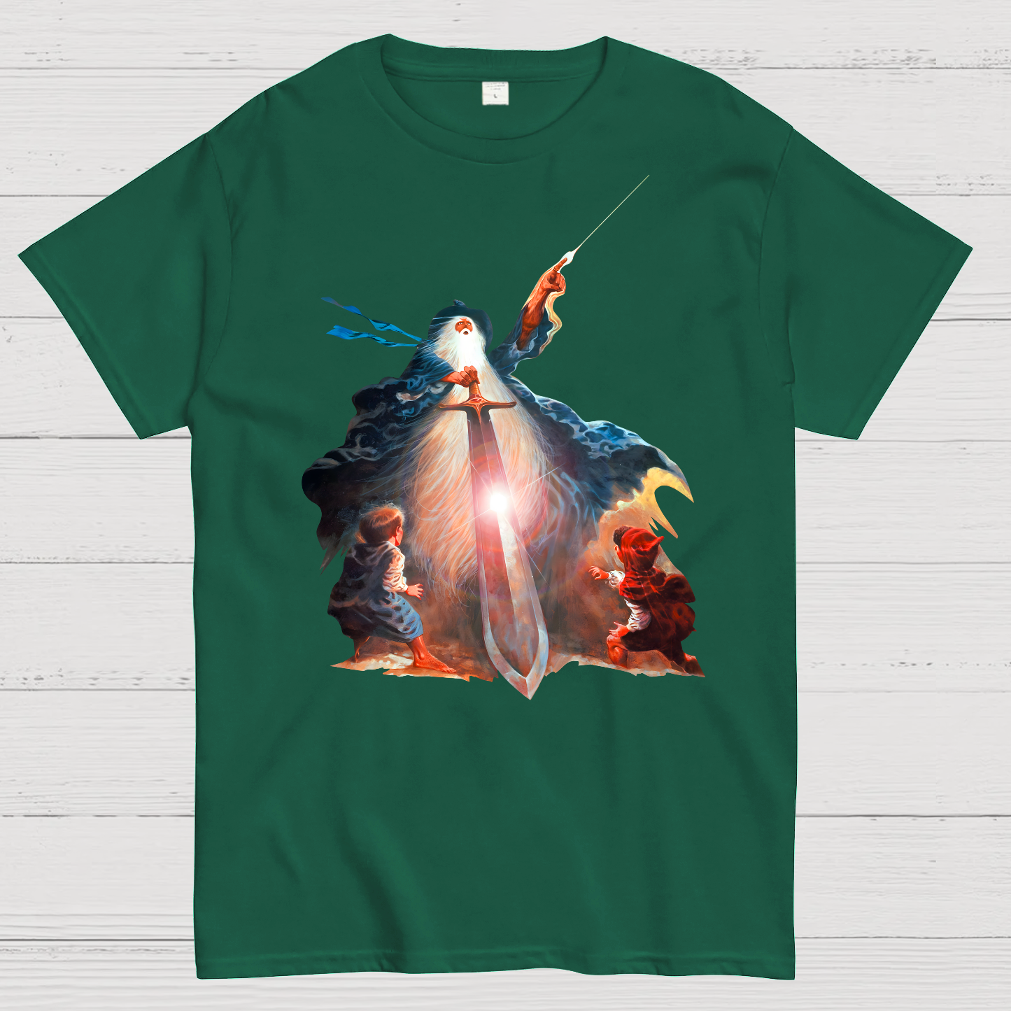 Retro Vintage Fantasy The Lord Of The Rings Unisex  T-Shirt