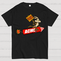 Acme Road Runner Wile E. Coyote Funny Oops Rocket  T-Shirt