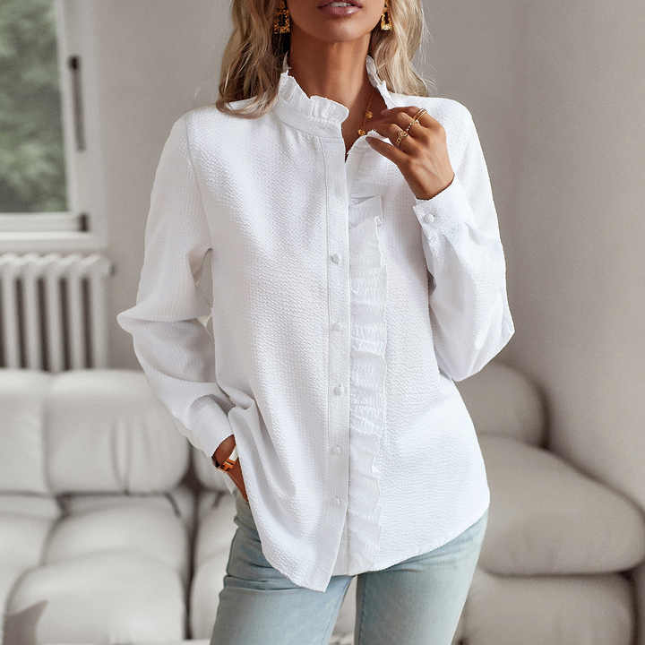 Airy Loose Fit Blouse for Women in Soft Breathable Fabric - Stylish Summer Top Available in Multiple Colors