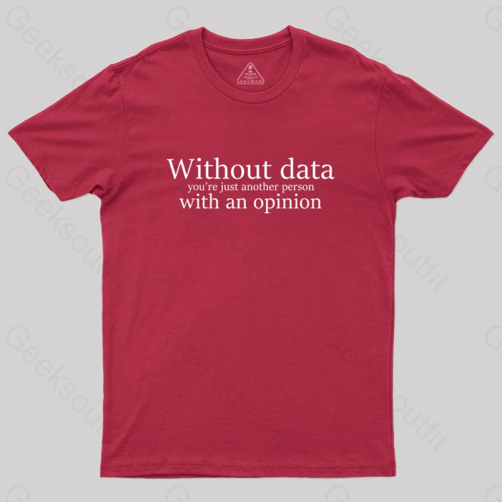 Without Data You're Just Another Person  T-Shirt