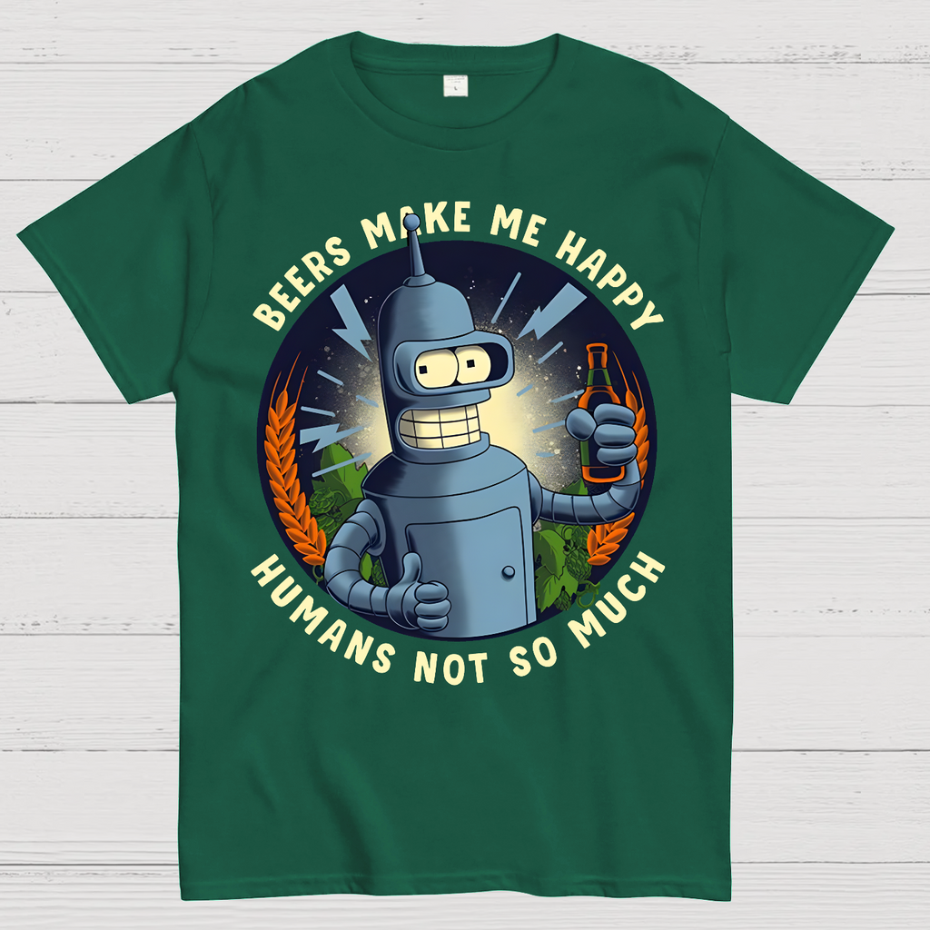 Beers Make Me Happy  T-Shirt