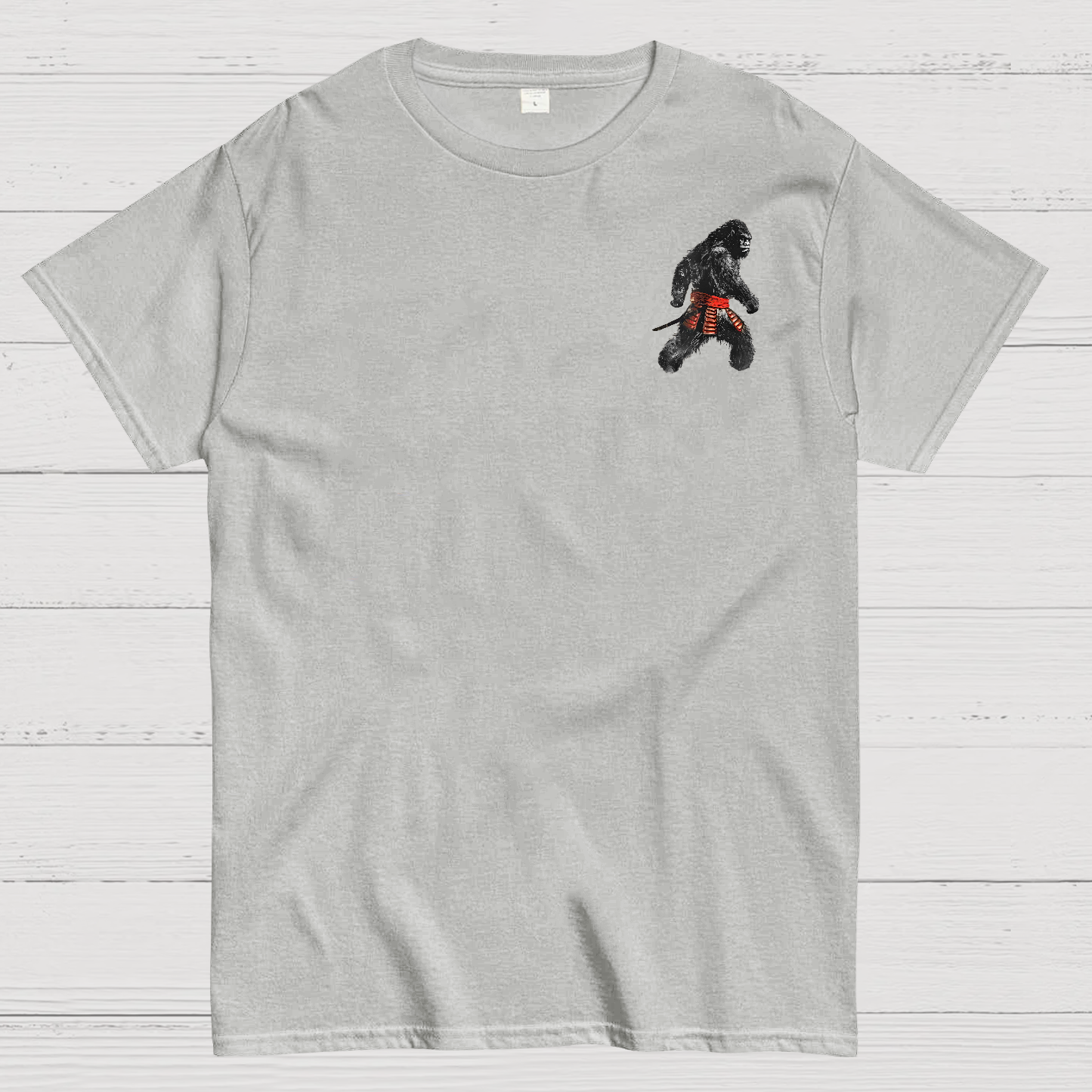 Funny Samurai Ukiyo-e Vintage Graphic  T-Shirt