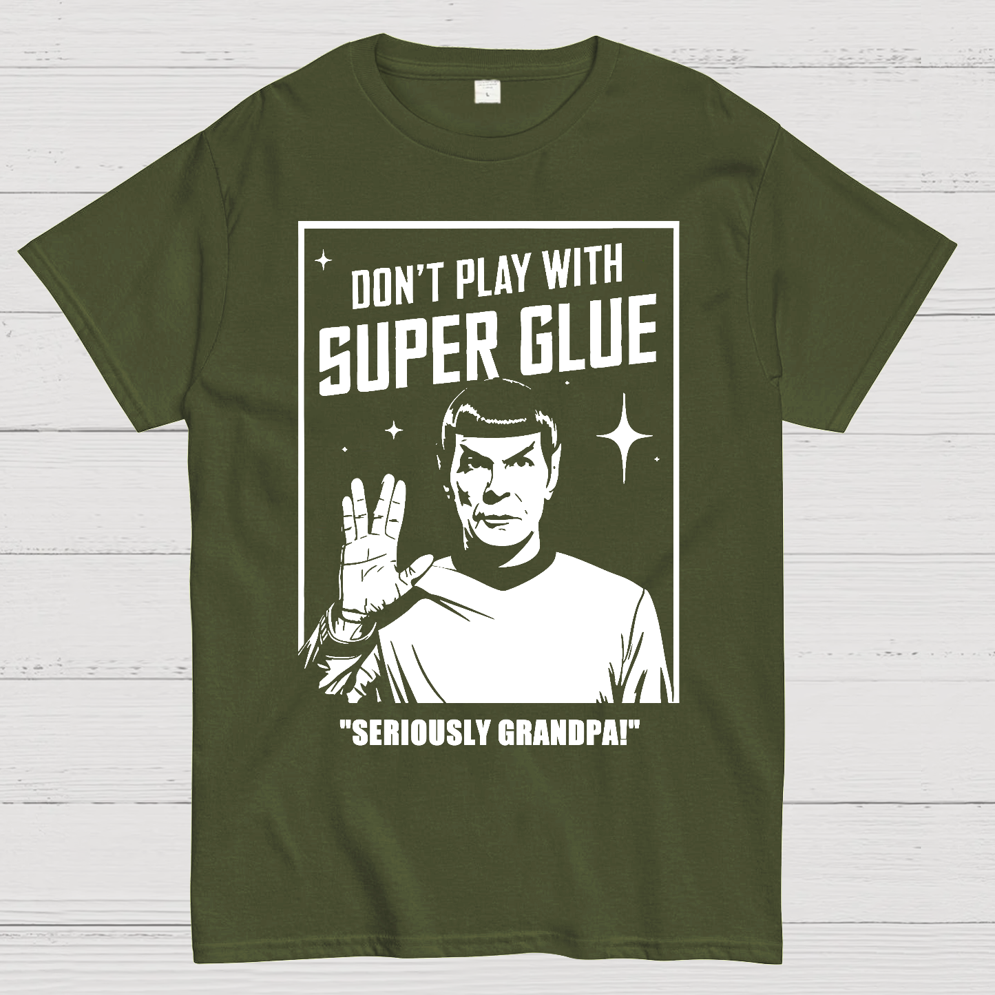 Don't Play With Superglue Grandpa  T-Shirt