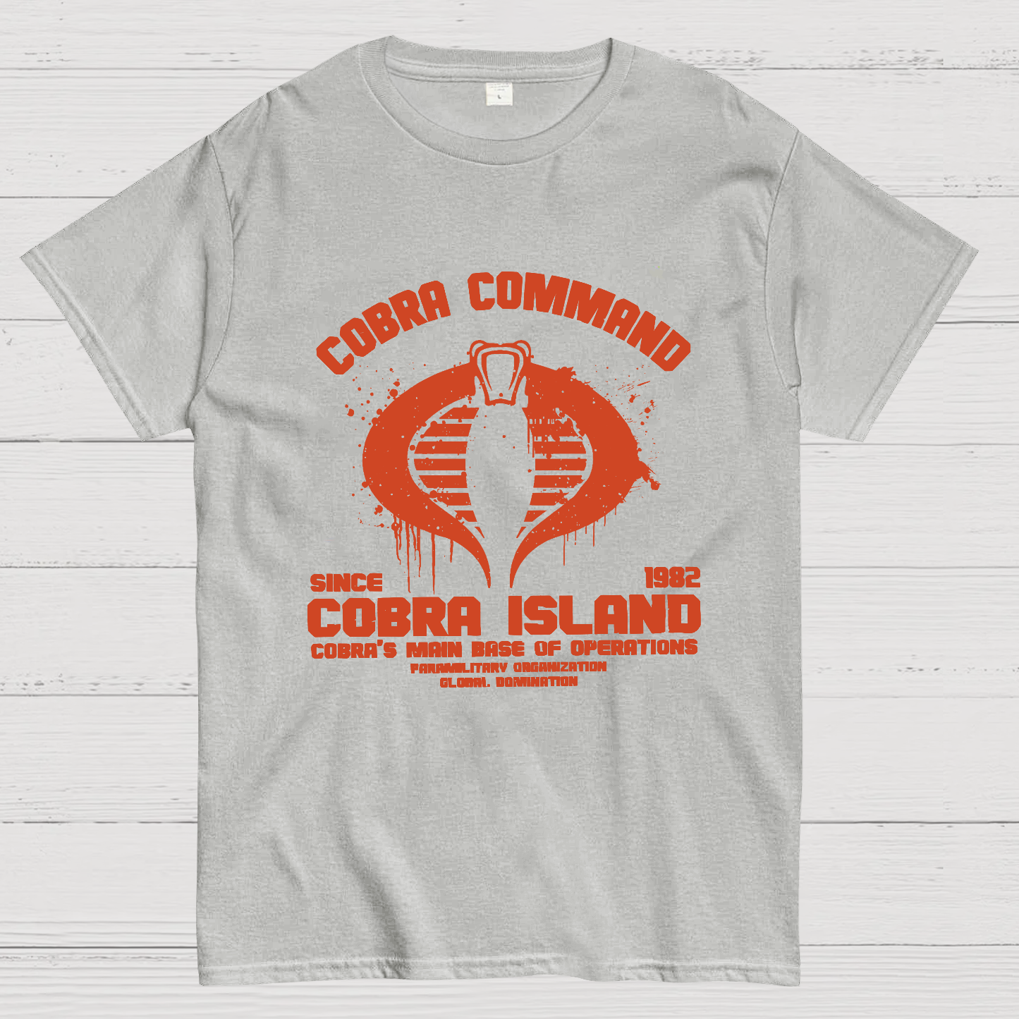 Cobra Command Cobra Island Nerd T-Shirt